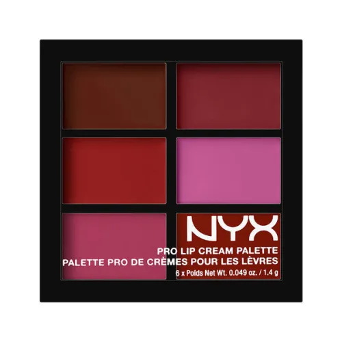 Набор кремовых помад NYX Pro Lip Cream Palette, 1.4 г.