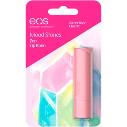 Зволожувальний і пом’якшувальний бальзам для губ «кварц» EOS Mood Stones Zen Lip Balm Sweet Rose Quartz, 4 г.
