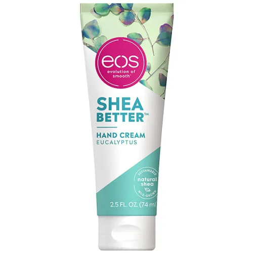 Крем для рук EOS Shea Better Hand Cream Eucalyptus з екстрактом евкаліпта, 74 мл.