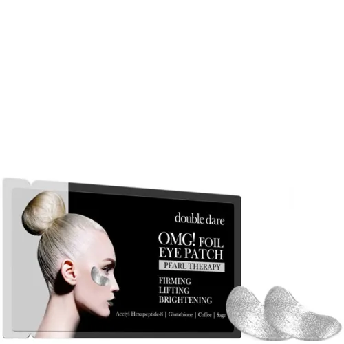 Зміцнюючі патчі для очей Double Dare OMG! Foil Eye Patch Pearl Treatment з кофеїном