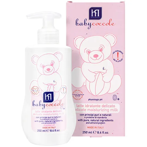 Ніжне зволожуюче молочко для дітей Babycoccole Delicate Moisturizing Milk, 250 мл.