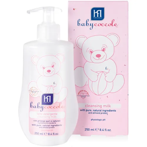 Нежное очищающее и смягчающее молочко для детей Babycoccole Cleansing Milk, 250 мл.