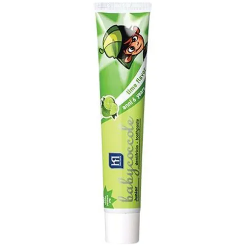 Зубна паста для дітей віком від 6 років «лайм» Babycoccole Toothpaste Lime Flavour, 50 мл.