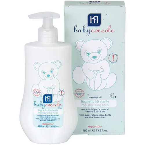 Пом’якшувальна та зволожуюча пінка для ванни Babycoccole Moisturizing Bath, 400 мл.