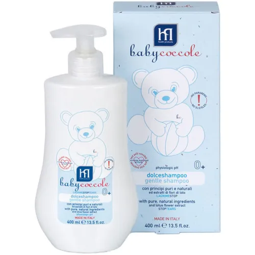 Нежный шампунь для детей Babycoccole Gentle Shampoo, 400 мл.