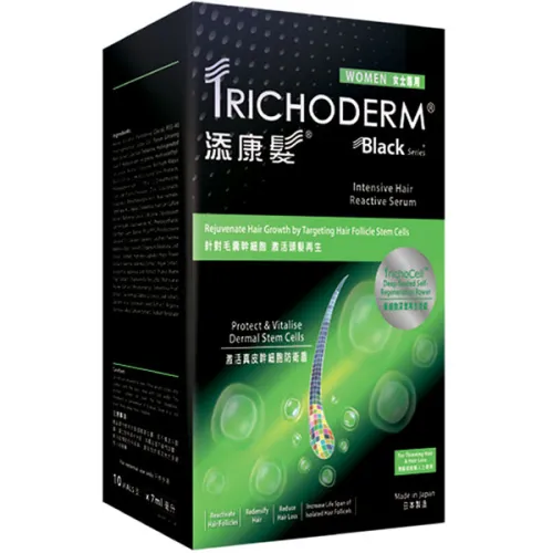 Інтенсивна активна сироватка для волосся Trichoderm Women Black Intensive Hair Reactive Serum, 10 шт. х 7 мл. термін пр. до