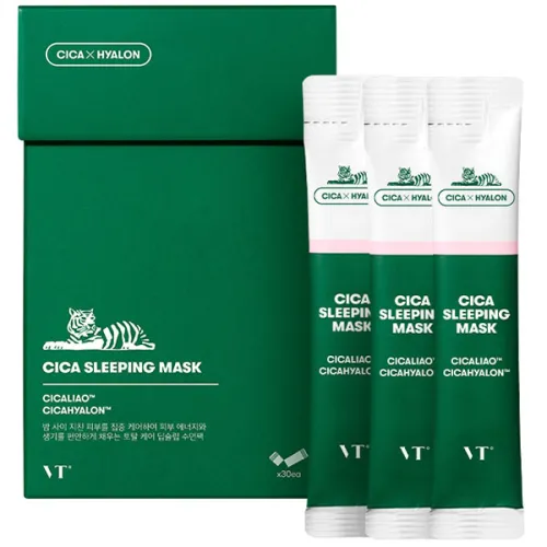 Заспокійлива нічна маска для обличчя VT Cosmetics Cica Sleeping Mask з екстрактом центели, 4 мл.