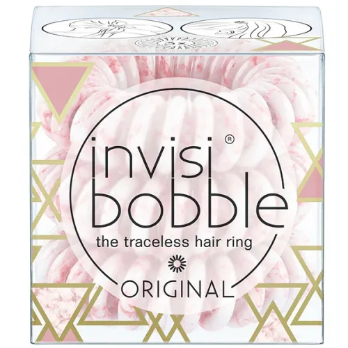 Резинка-браслет для волос «розовый мрамор» Invisibobble Original Marblelous Pinkerbell