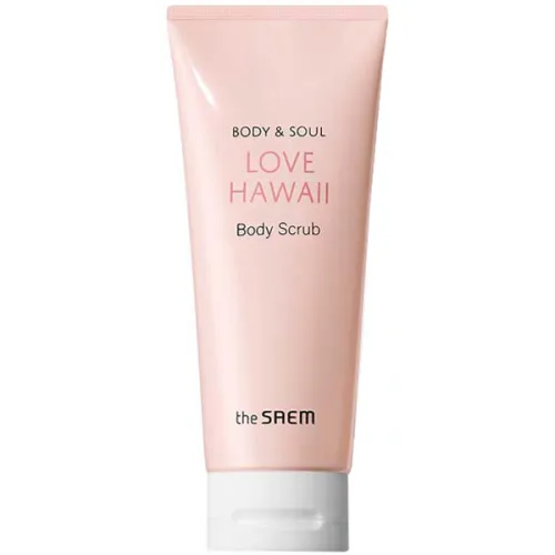 Скраб для тела The Saem Body & Soul Love Hawaii Body Scrub с экстрактом цветов гибискуса, 200 мл.