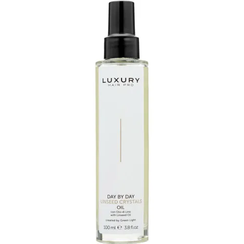 Жидкие кристаллы Green Light Luxury Hair Pro Day By Day Linseed Crystals Oil с маслом семян льна, 100 мл.
