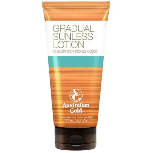 Лосьон-автозагар Australian Gold Gradual Build Sunless Lotion с бронзаторами медленного действия, 177 мл.