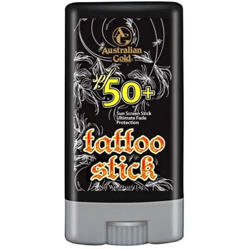 Захищаючий та зволожуючий сонцезахисний стік для татуювань Australian Gold Tattoo Stick SPF50+, 14 мл.