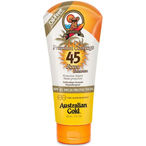 Солнцезащитный крем для лица Australian Gold Premium Sheer Faces SPF45, 88 мл.