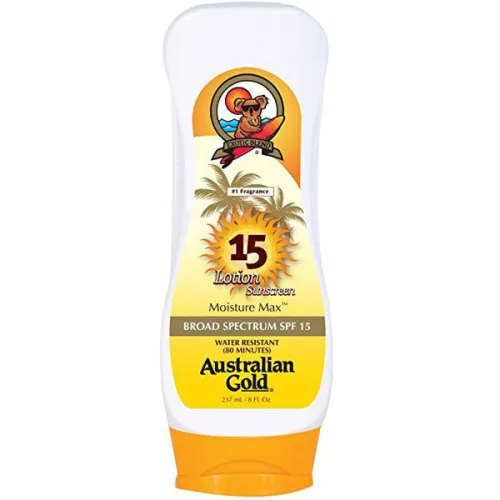 Солнцезащитный лосьон для загара Australian Gold Lotion Sunscreen Moisture Max SPF15, 237 мл.