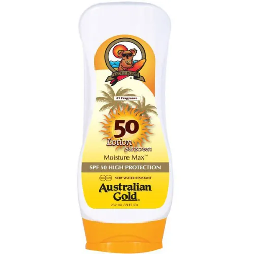Сонцезахисний лосьйон для засмаги Australian Gold Lotion Sunscreen Moisture Max SPF50, 237 мл.