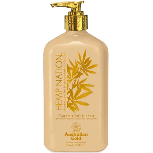 Увлажняющий лосьон после загара «крем-карамелье и латте» Australian Gold Hemp Nation Caramel Brulee Latte Body Lotion, 535