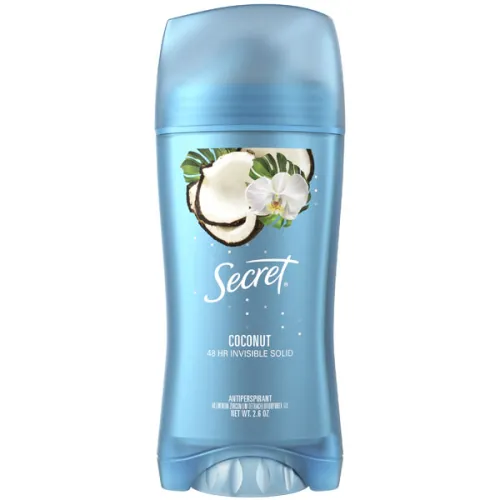 Кремовий дезодорант-антиперспірант «кокос» Secret Coconut 48 HR Invisible Solid Antiperspirant, 73 г.