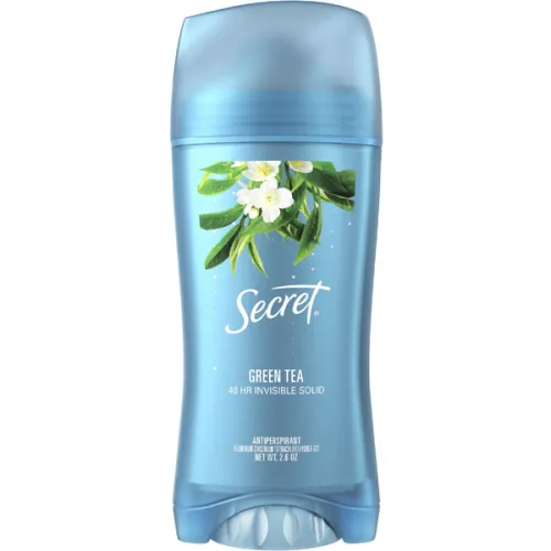 Кремовий дезодорант-антиперспірант «зелений чай» Secret Green Tea 48HR Invisible Solid Antiperspirant, 73 г.