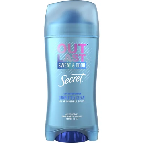 Кремовий дезодорант-антиперспірант «абсолютна чистота» Secret Outlast Sweat & Odor Completely Clean Invisible Solid