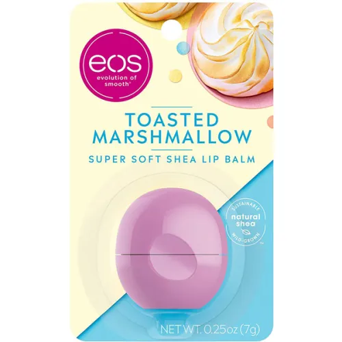 Органічний бальзам для губ «смажений зефір» EOS Super Soft Shea Lip Balm Toasted Marshmallow, 7 г.