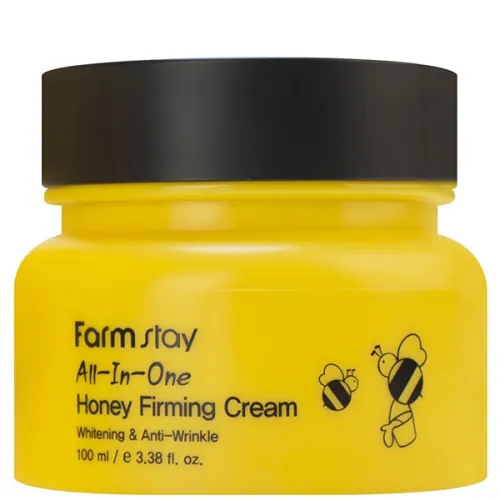 Багатофункціональний крем для обличчя FarmStay All In One Honey Firming Cream з екстрактом меду, 100 мл.