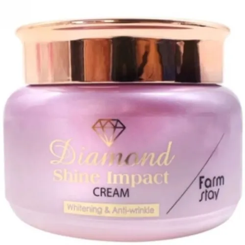 Відбілюючий антивіковий крем для обличчя FarmStay Diamond Shine Impact Cream, 100 мл.