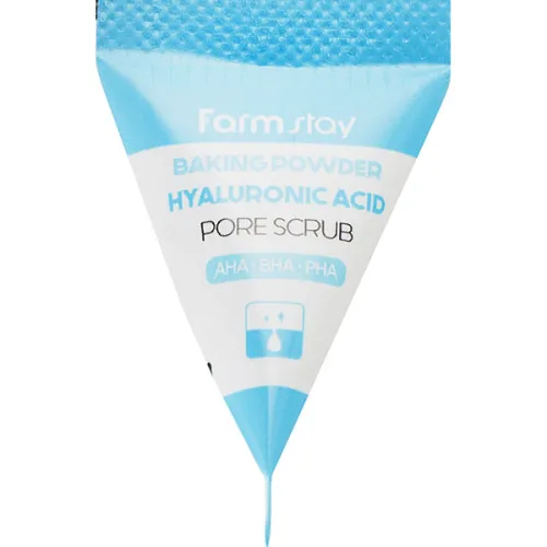 Скраб для обличчя FarmStay Baking Powder Hyaluronic Acid Pore Scrub з гіалуроновою кислотою, 7 г.