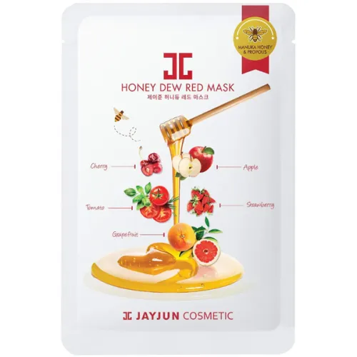 Тканинна маска для обличчя JayJun Honey Dew Red Mask з червоним комплексом, 25 мл.