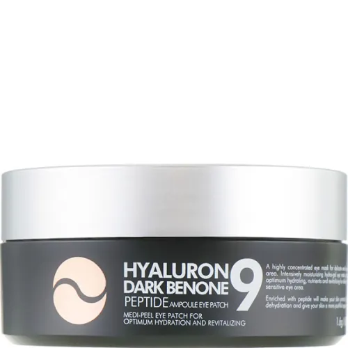 Восстанавливающие патчи для глаз Medi Peel Hyaluron Dark Benone Peptide Eye Patch с пептидным комплексом