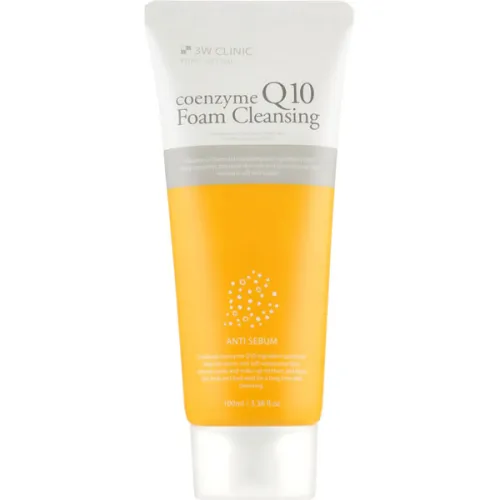 Пенка для умывания 3W Clinic Coenzyme Q10 Foam Cleansing с коэнзимом Q10, 100 мл.