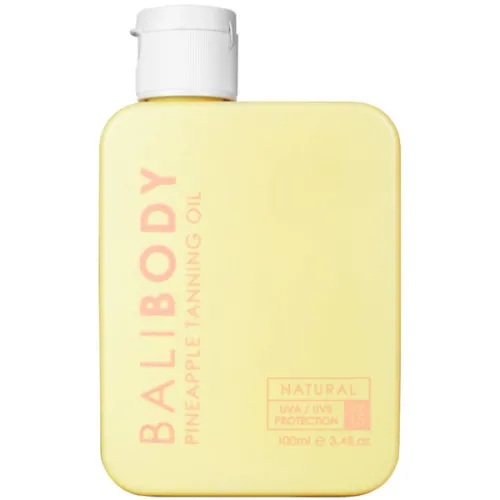 Масло для загара Bali Body Pineapple Tanning Oil SPF15 с экстрактом ананаса, 100 мл.