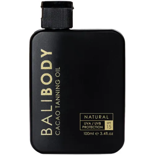 Масло для усиления загара Bali Body Cacao Tanning Oil SPF15 с экстрактом какао, 100 мл.