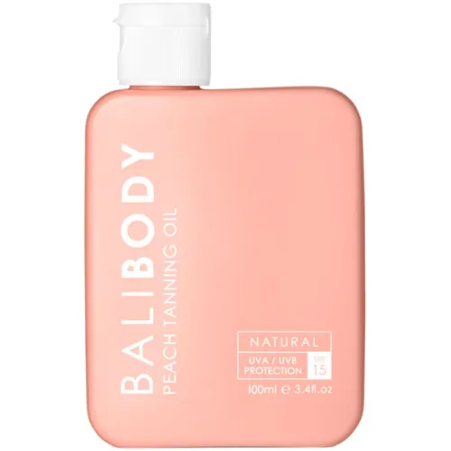 Олія для посилення засмаги Bali Body Peach Tanning Oil SPF15 з екстрактом персика, 100 мл.