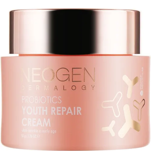 Омолаживающий крем для лица Neogen Probiotics Youth Repair Cream с пробиотиками и керамидами, 50 г.