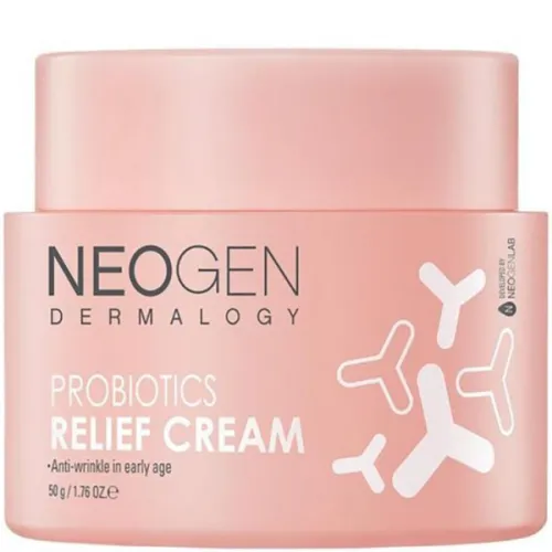 Омолаживающий крем для лица Neogen Probiotics Relief Cream с пробиотиками и фосфолипидами, 50 г.