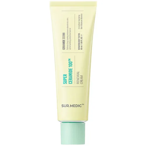 Антивіковий зволожуючий крем Neogen Sur.Medic Super Ceramide 100 Renewal Cream із керамідами і гіалуроновою кислотою, 50 мл.