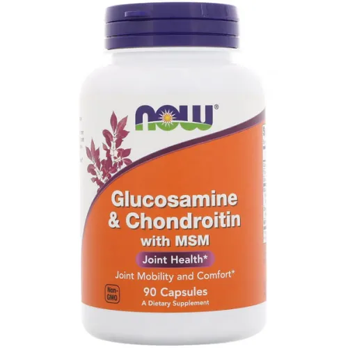 Глюкозамин и хондроитин Now Foods Glucosamine & Chondroitin with MSM с МСМ