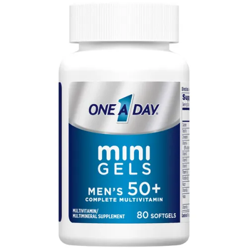Мультивитаминный комплекс для мужчин 50+ в мини-капсулах One A Day Men’s 50+ Mini Gels Multivitamins for Men