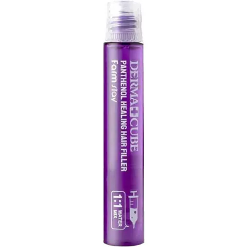 Відновлюючий філер для волосся FarmStay Derma Cube Panthenol Healing Hair Filler з пантенолом, 13 мл.