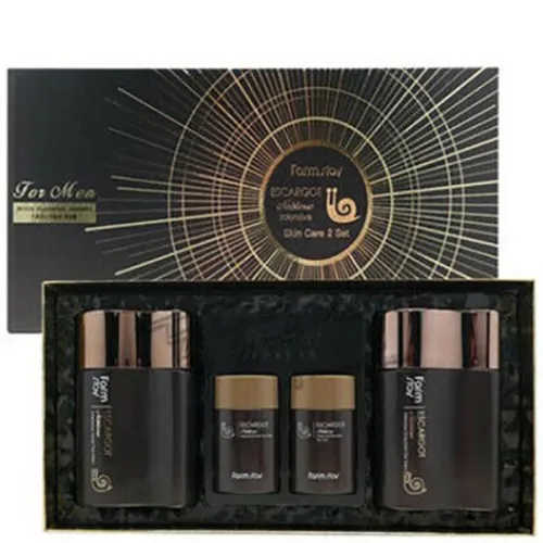 Чоловічий набір для обличчя FarmStay Escargot Noblesse Intensive Skin Care 2 Set з екстрактом муцину королівського равлика