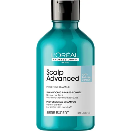 Дерморегулюючий шампунь проти лупи L’Oreal Professionnel Serie Expert Scalp Advanced Anti Dandruff Shampoo, 300 мл.
