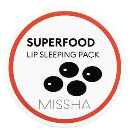 Нічна маска для губ Missha Superfood Black Bean Lip Sleeping Pack, 7 г.