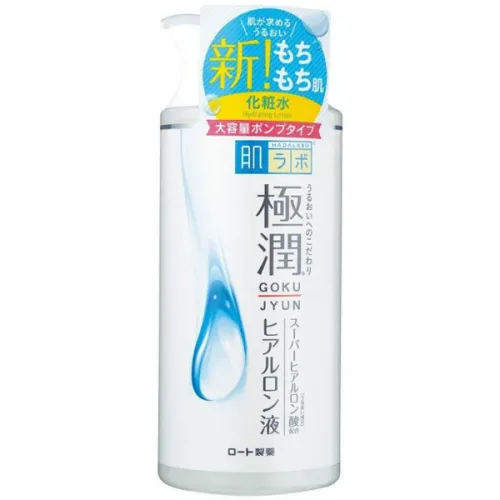 Зволожувальний лосьйон для обличчя Hada Labo Gokujyun Super Hyaluronic Acid Lotion з гіалуроновою кислотою, 400 мл.