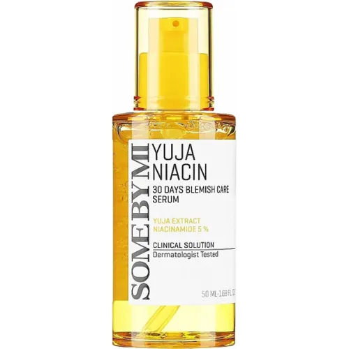 Выравнивающая тон сыворотка для лица Some By Mi Yuja Niacin 30 Days Blemish Care Serum с экстрактом юдзу, 50 мл.
