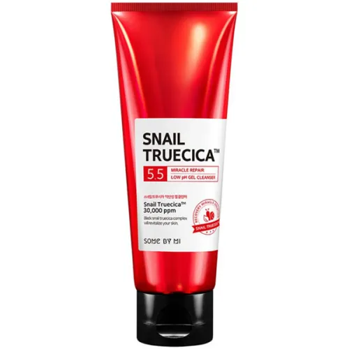Пенка для умывания Some By Mi Snail Truecica Miracle Repair Low ph Gel Cleanser с муцином улитки и керамидами, 100 мл.