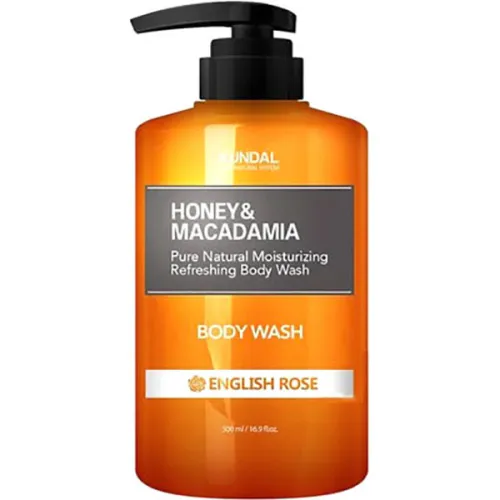Гель для душа «английская роза» Kundal Honey & Macadamia Body Wash English Rose, 500 мл.