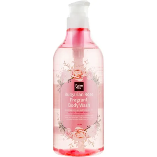 Гель для душа FarmStay Bulgarian Rose Fragrant Body Wash с экстрактом болгарской розы, 750 мл.