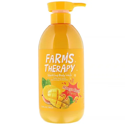 Гель для душа Farms Therapy Sparkling Body Wash Mango Rush с экстрактом манго, 700 мл.
