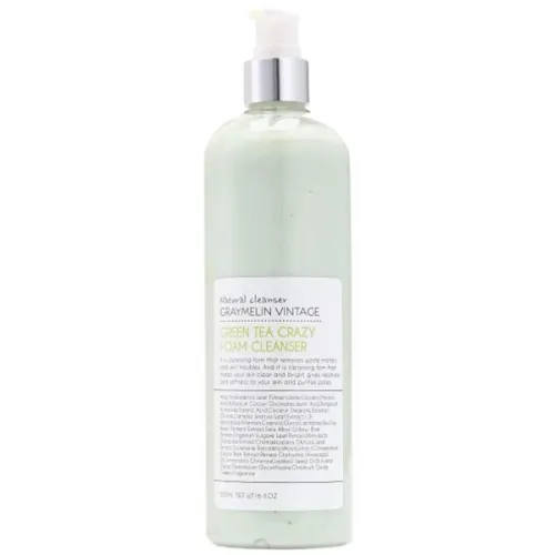 Пенка для умывания Graymelin Green Tea Crazy Foam Cleanser с экстрактом зеленого чая, 500 мл.