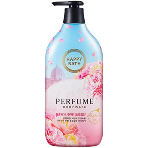 Гель для душа Happy Bath Lovely Pink Firenze Perfume Body Wash с цветочным ароматом, 900 мл.